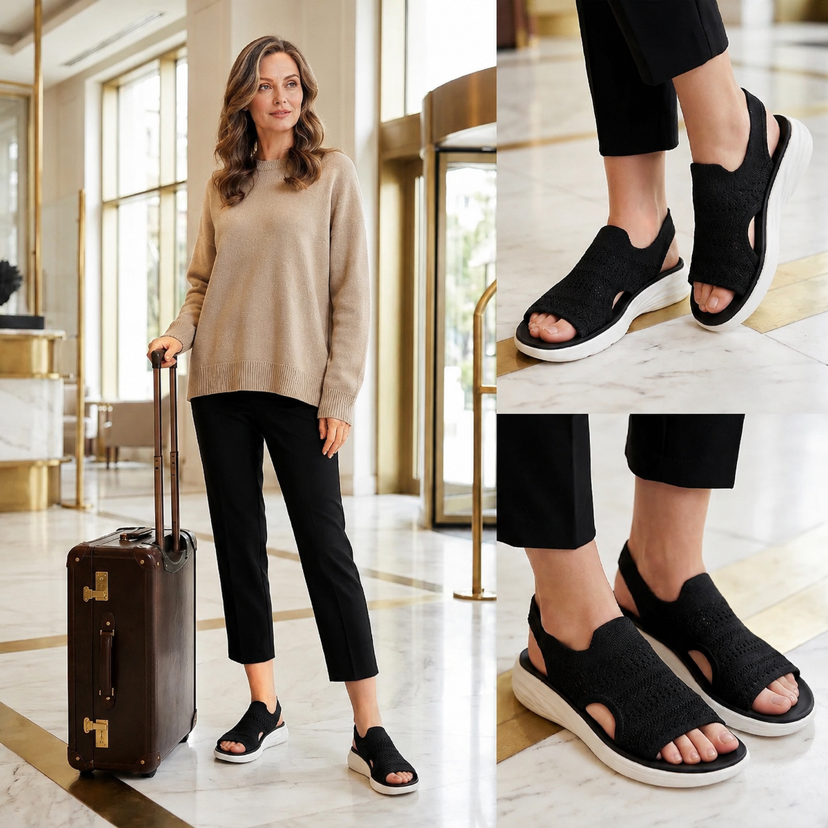 MILA - Bequeme orthopädische Sandalen