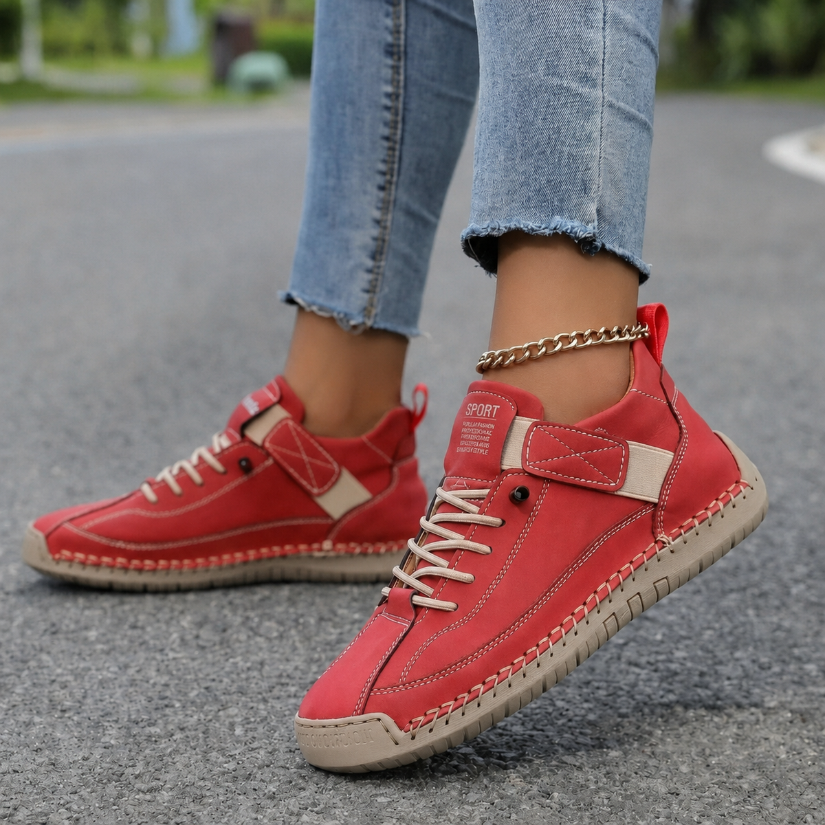 Doris – Komfortable & Schmerzfreie Orthopädische Sneakers