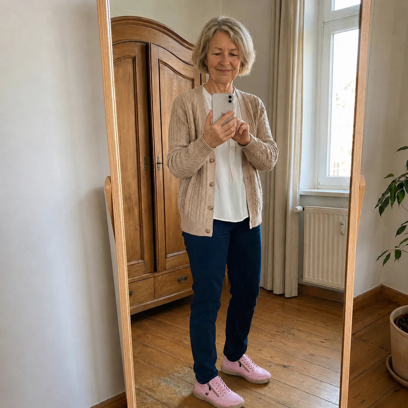 IRIS - Komfortable orthopädische Sneaker mit Reißverschluss – Kundinnenfoto 1