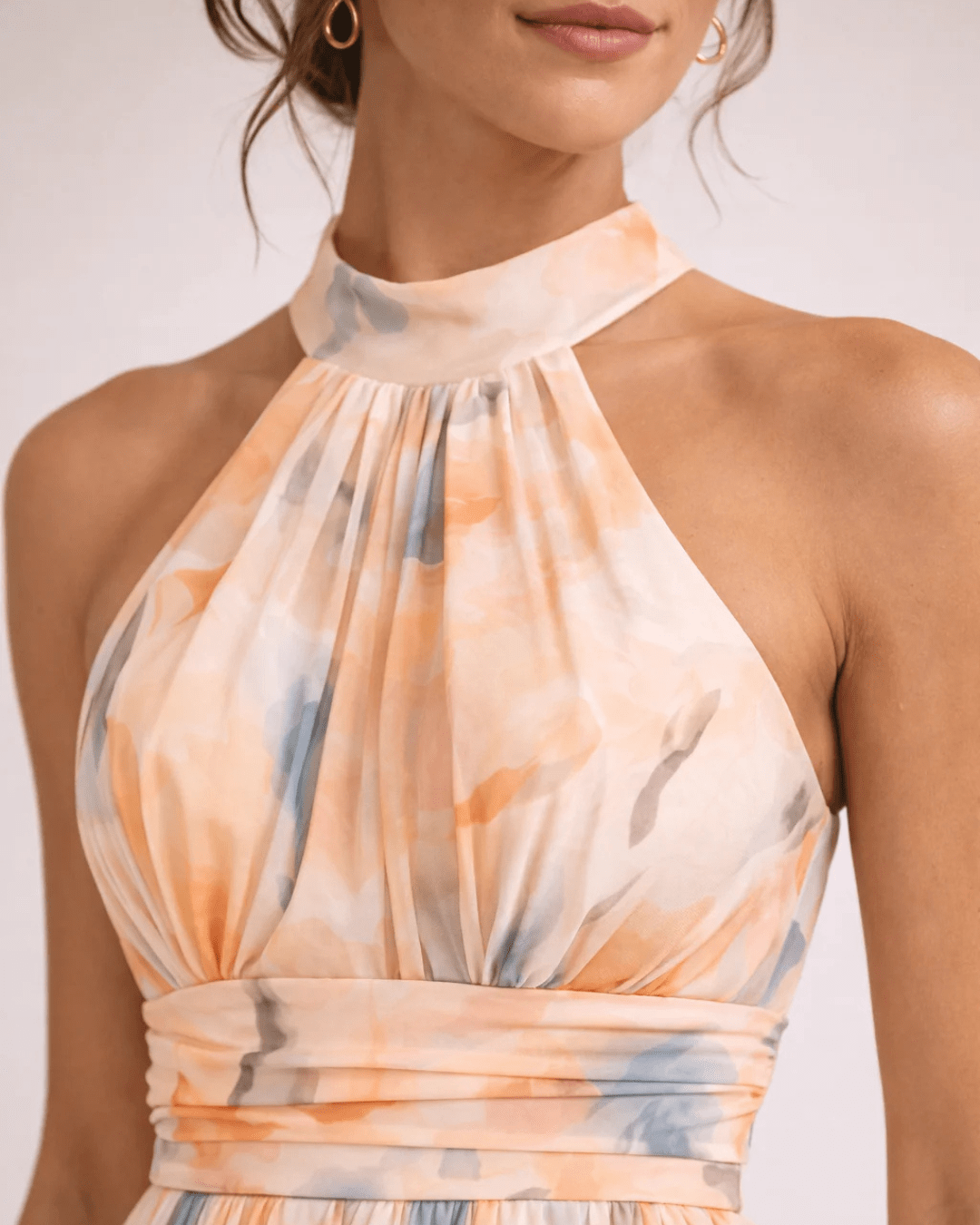 DELPHINE | Elegantes Neckholder-Maxi