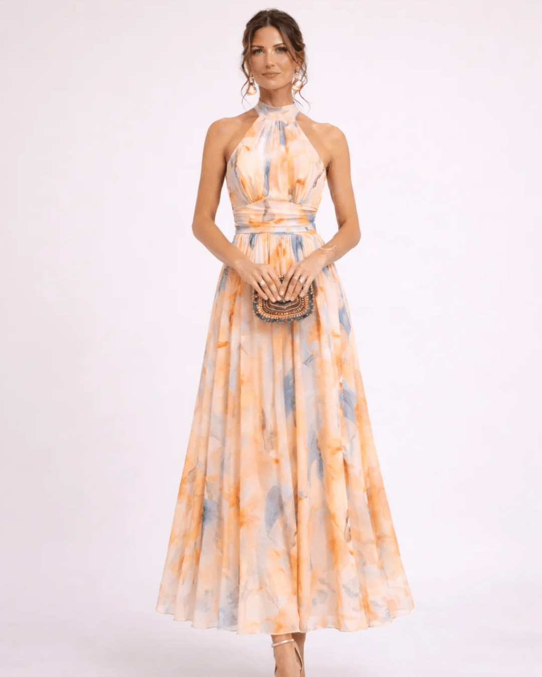 DELPHINE | Elegantes Neckholder-Maxi