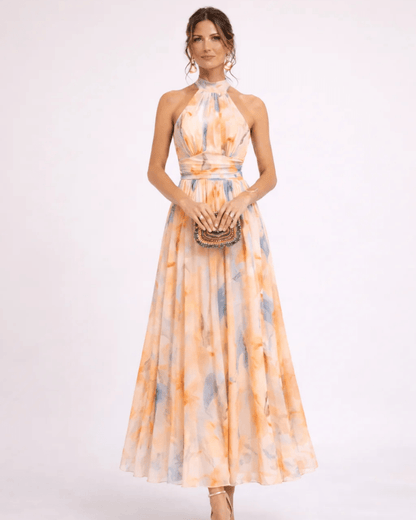 DELPHINE | Elegantes Neckholder-Maxi