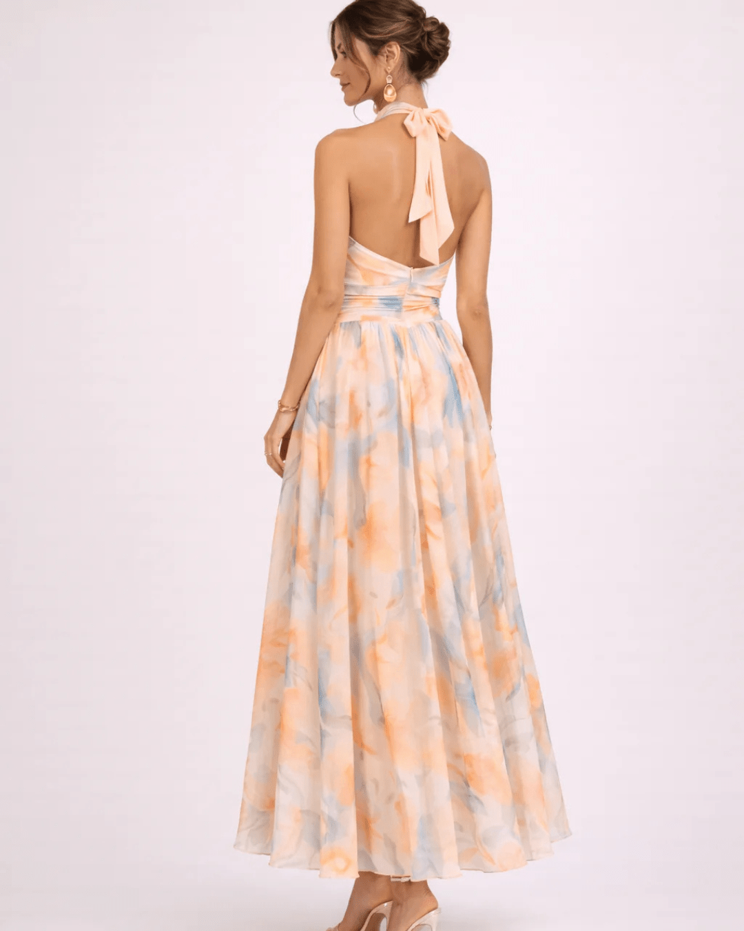 DELPHINE | Elegantes Neckholder-Maxi