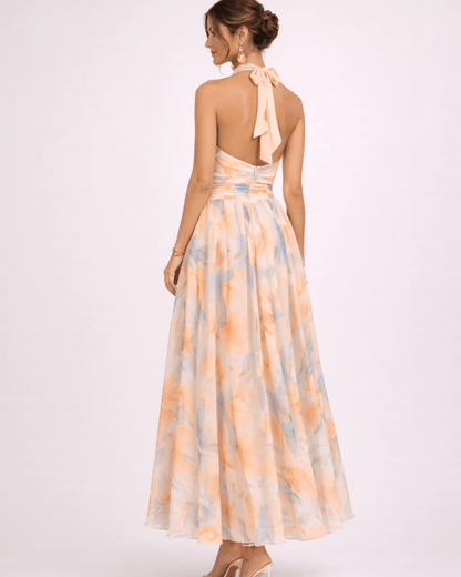 DELPHINE | Elegantes Neckholder-Maxi