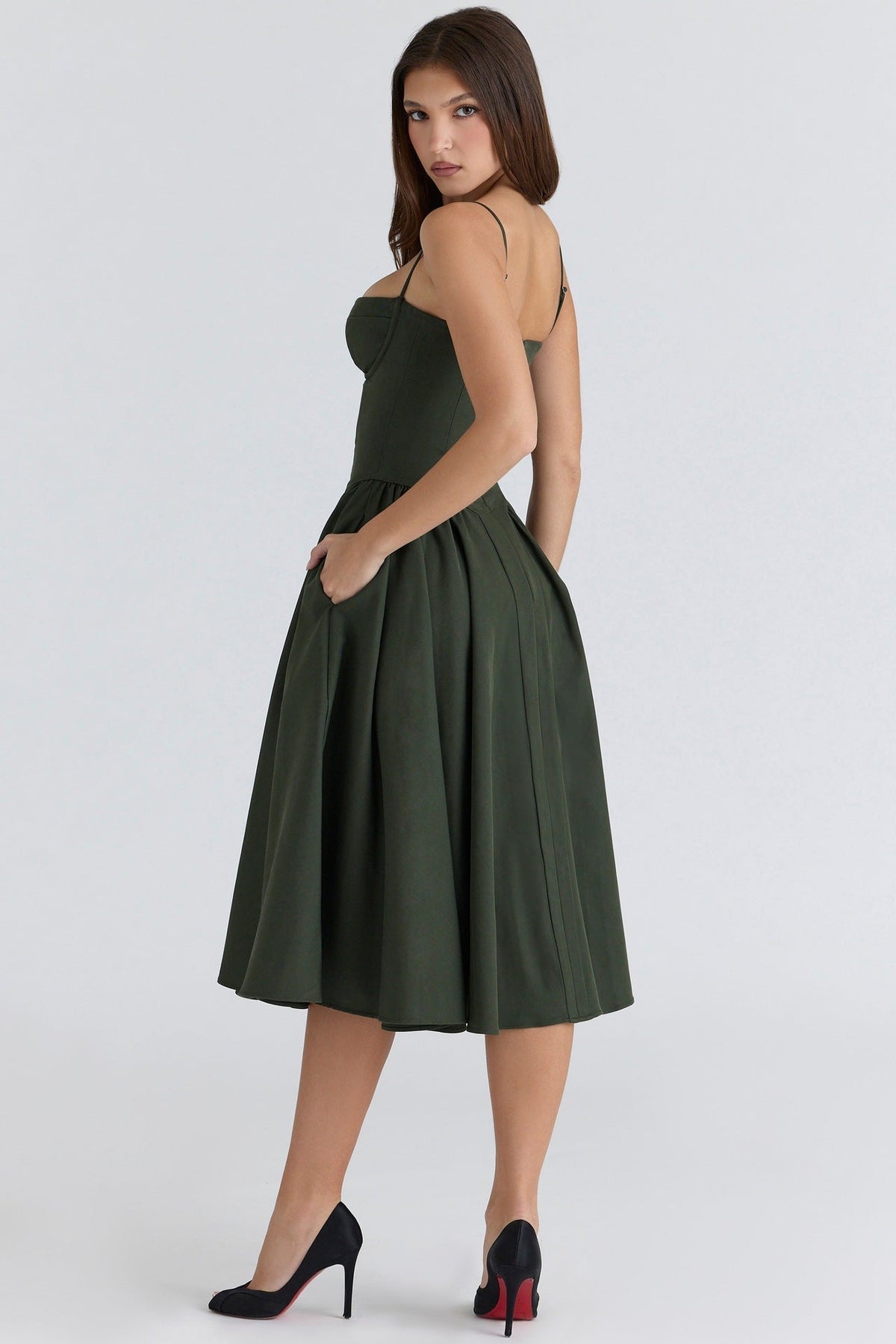DOMINIQUE | Figurbetontes Korsettkleid