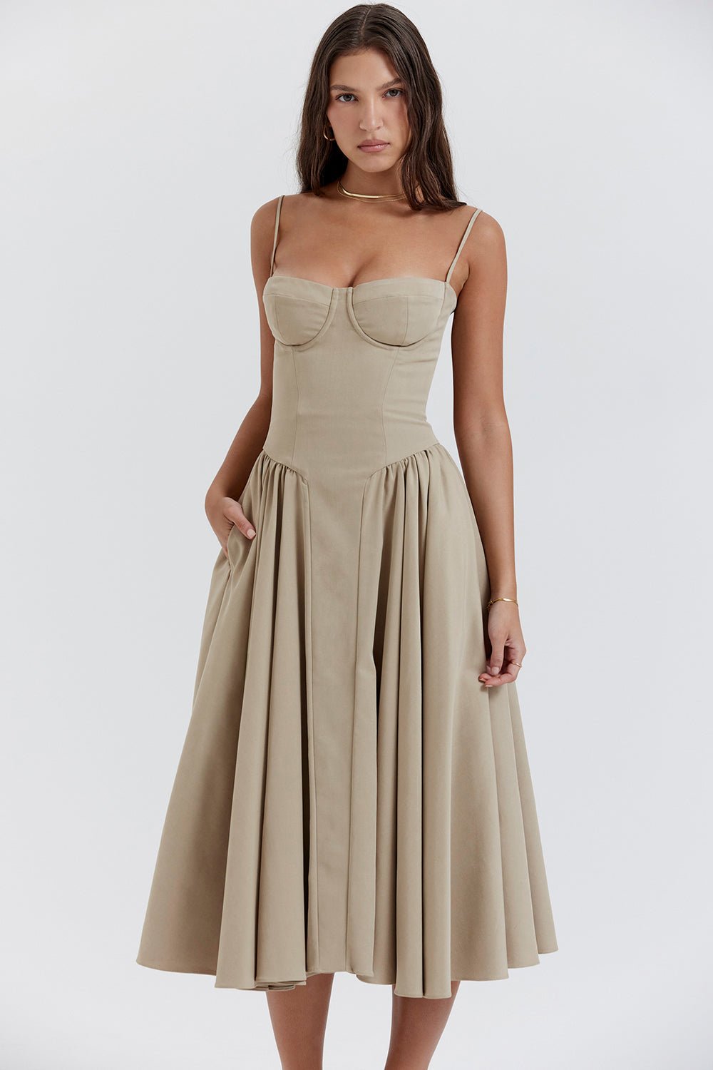 DOMINIQUE | Figurbetontes Korsettkleid