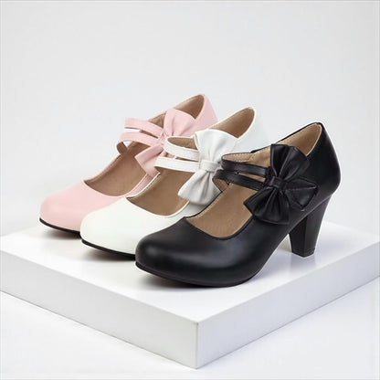 Hanna | Mary-Jane-Pumps mit Schleife