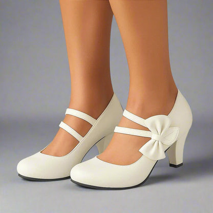 Hanna | Mary-Jane-Pumps mit Schleife