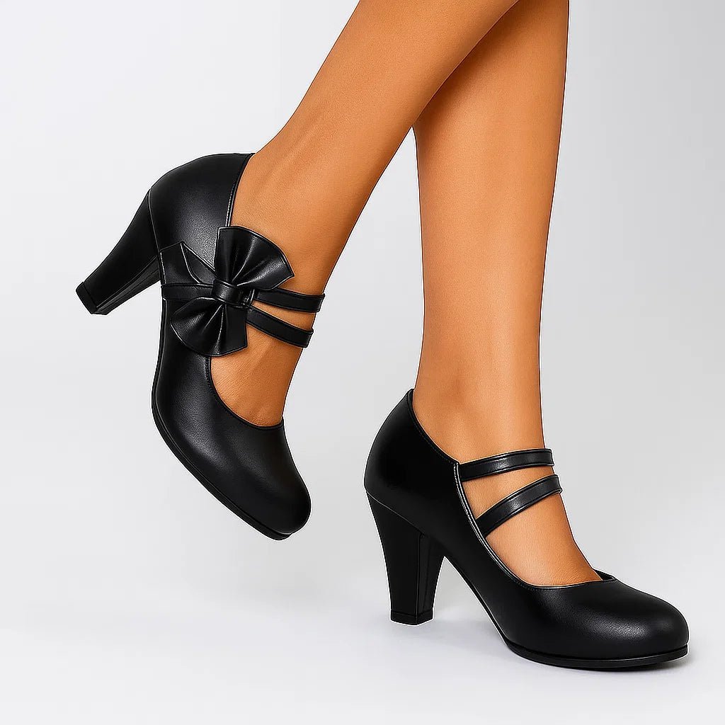 Hanna | Mary-Jane-Pumps mit Schleife