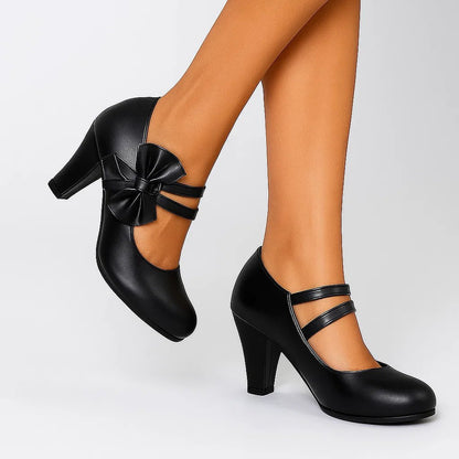 Hanna | Mary-Jane-Pumps mit Schleife
