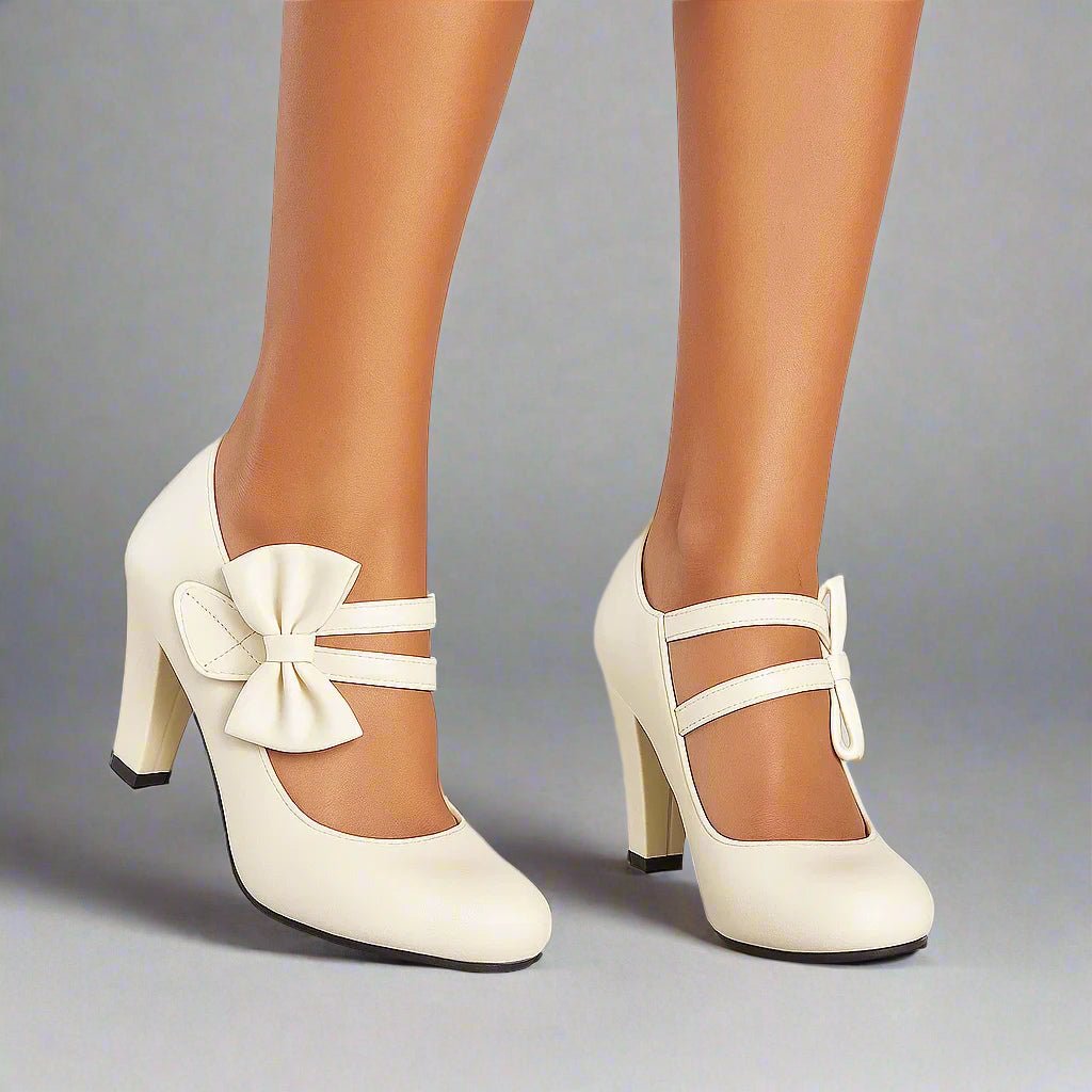 Hanna | Mary-Jane-Pumps mit Schleife