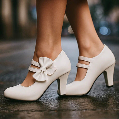Hanna | Mary-Jane-Pumps mit Schleife