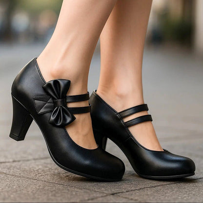 Hanna | Mary-Jane-Pumps mit Schleife
