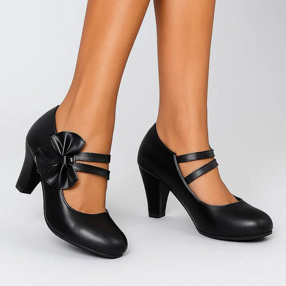 Hanna | Mary-Jane-Pumps mit Schleife