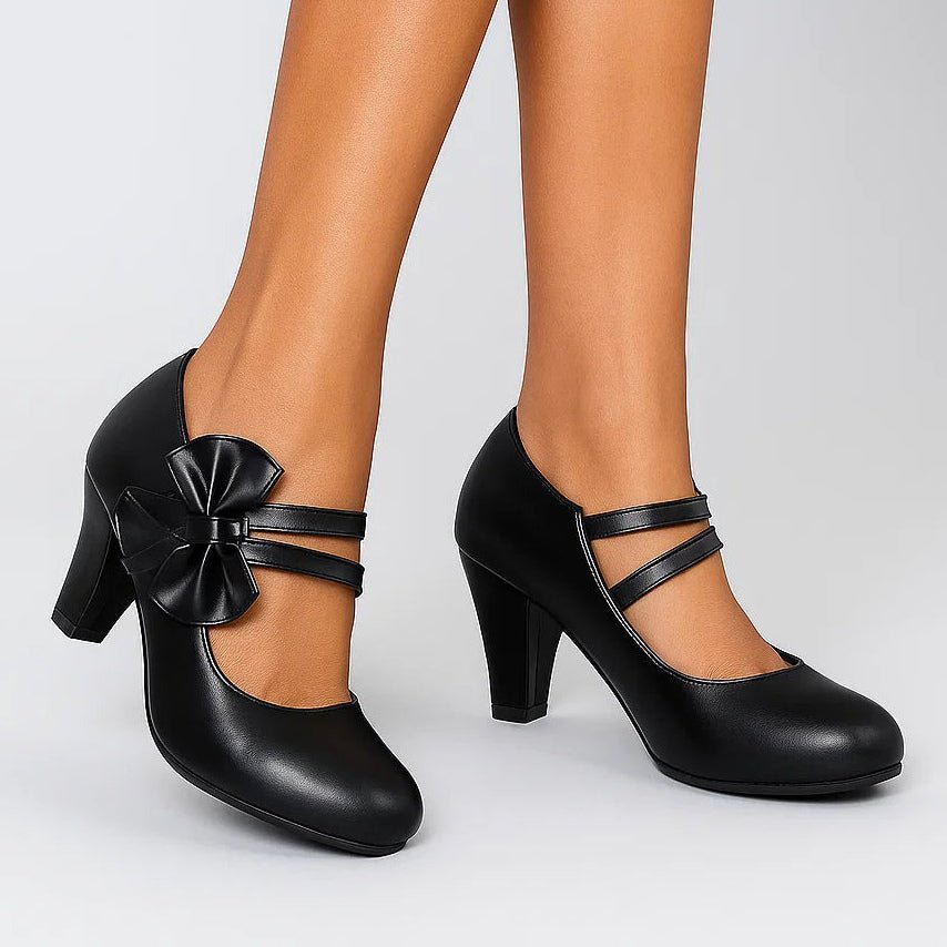 Hanna | Mary-Jane-Pumps mit Schleife
