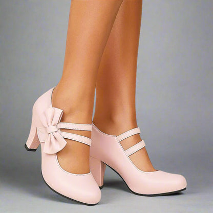 Hanna | Mary-Jane-Pumps mit Schleife