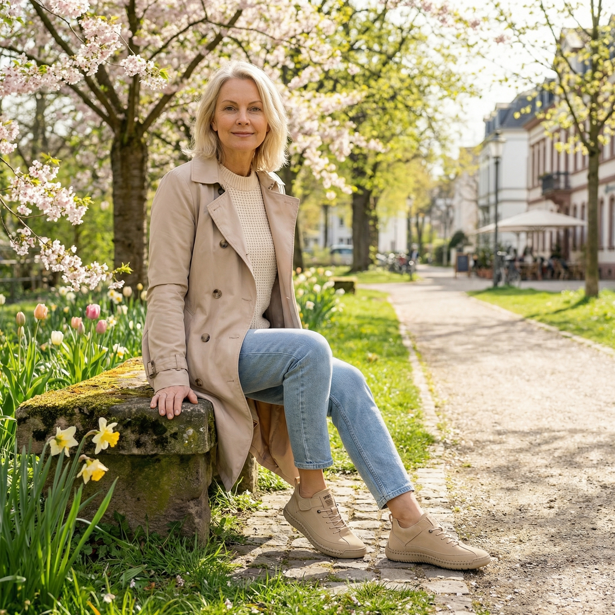 Doris – Komfortable & Schmerzfreie Orthopädische Sneakers