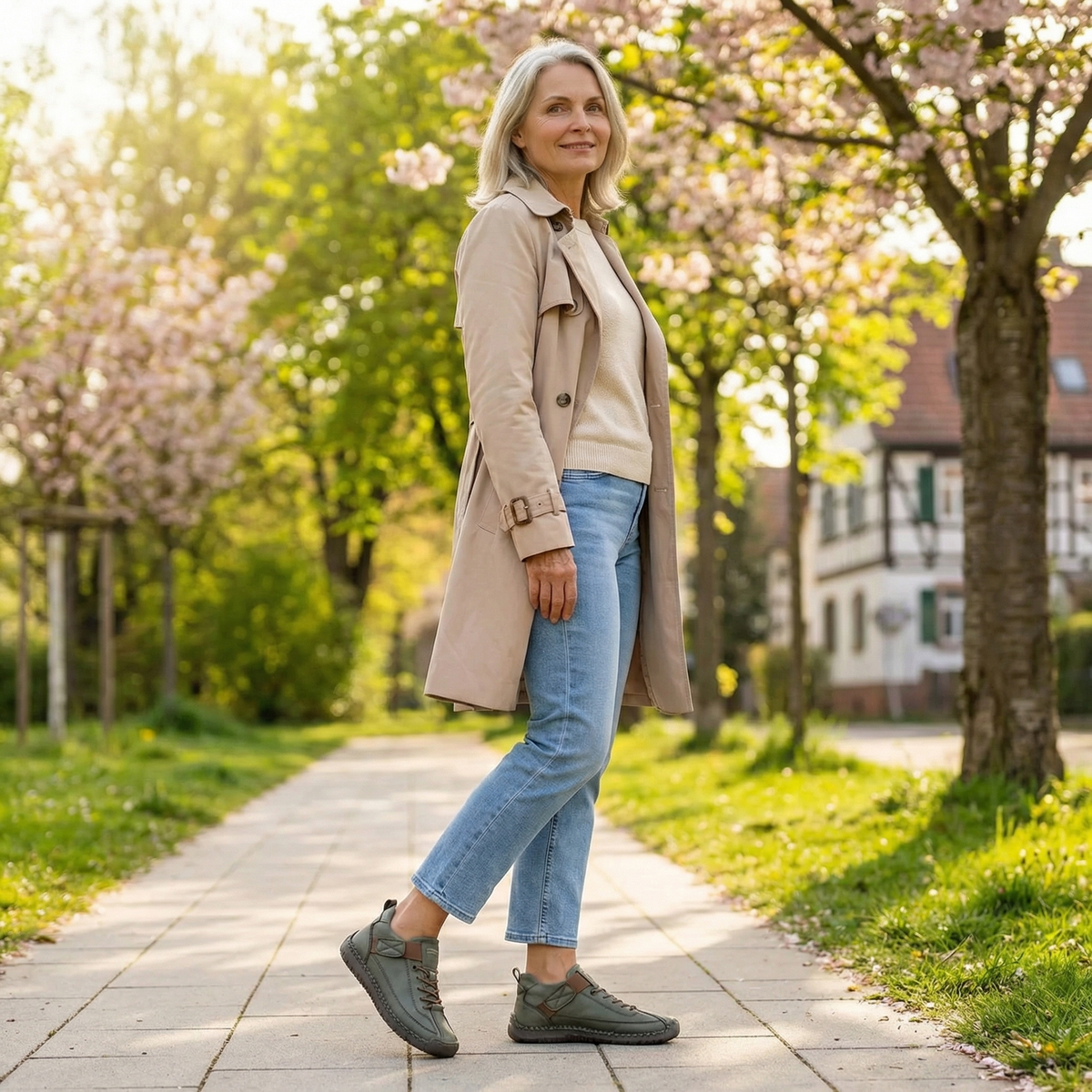 Doris – Komfortable & Schmerzfreie Orthopädische Sneakers