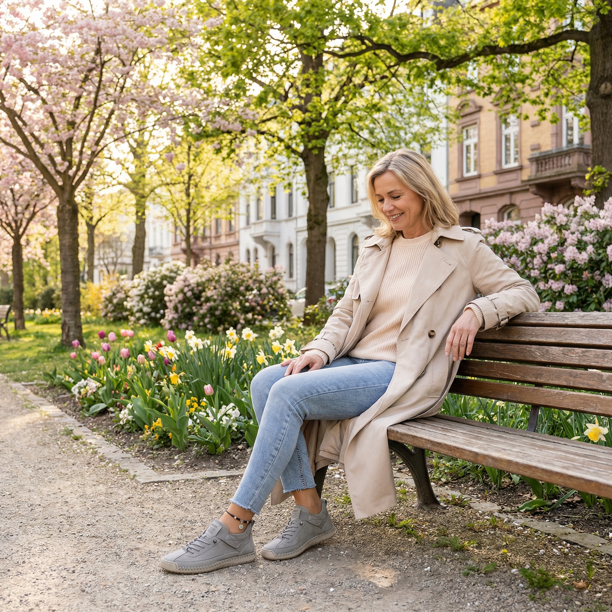 Doris – Komfortable & Schmerzfreie Orthopädische Sneakers