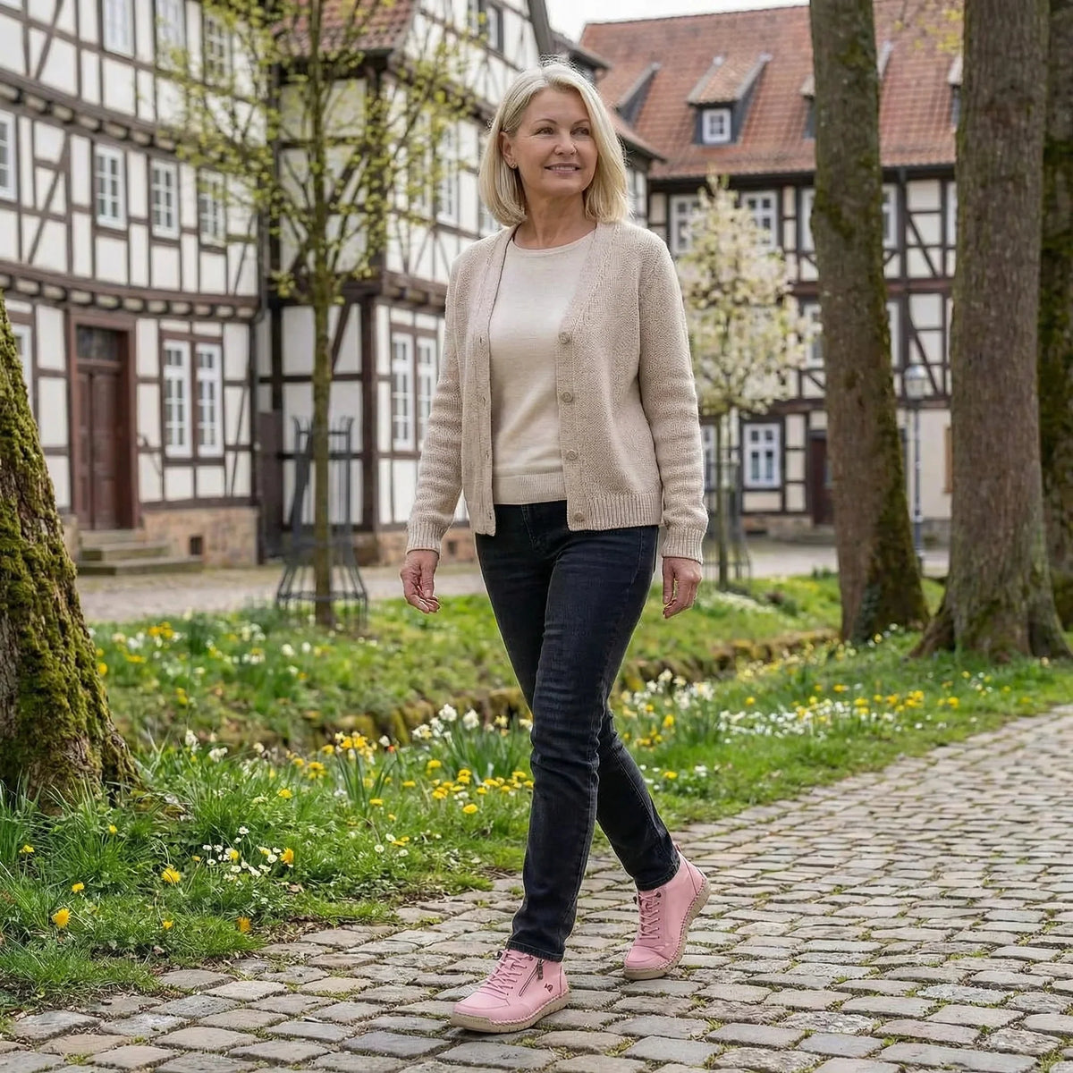 IRIS - Komfortable orthopädische Sneaker mit Reißverschluss