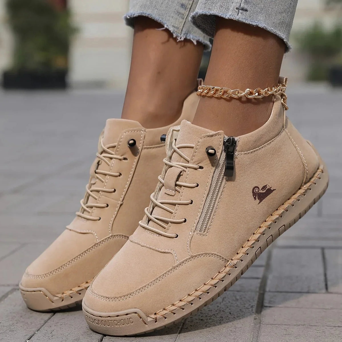 IRIS - Komfortable orthopädische Sneaker mit Reißverschluss - Roma