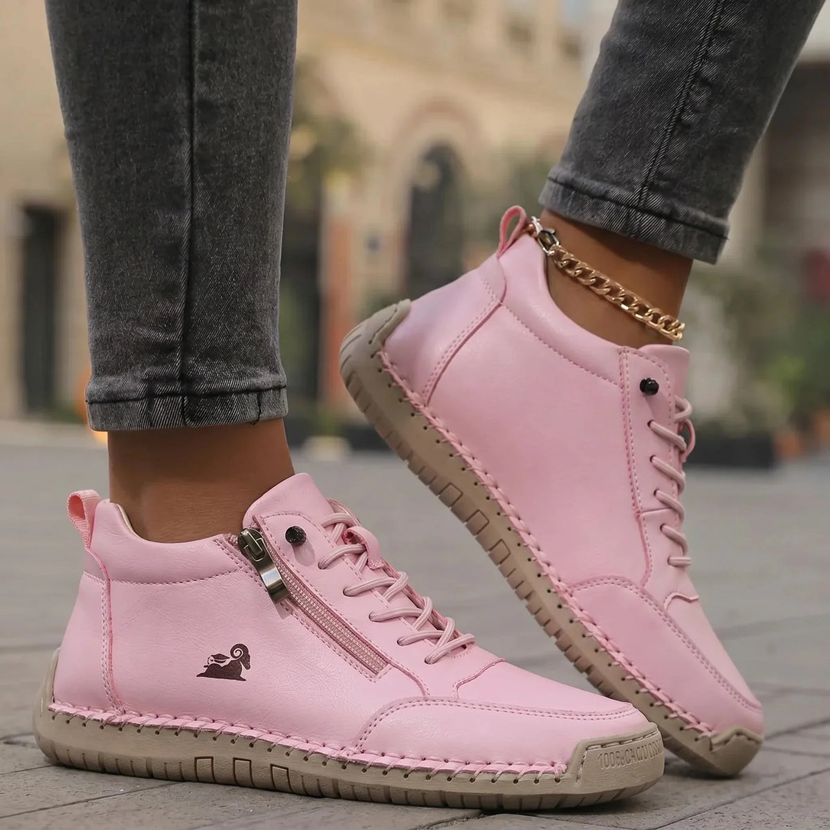 IRIS - Komfortable orthopädische Sneaker mit Reißverschluss