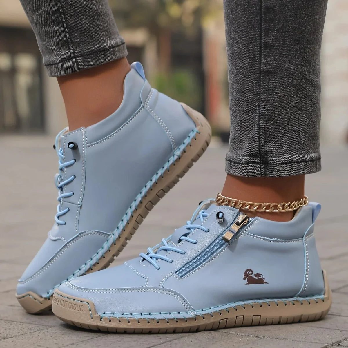IRIS - Komfortable orthopädische Sneaker mit Reißverschluss