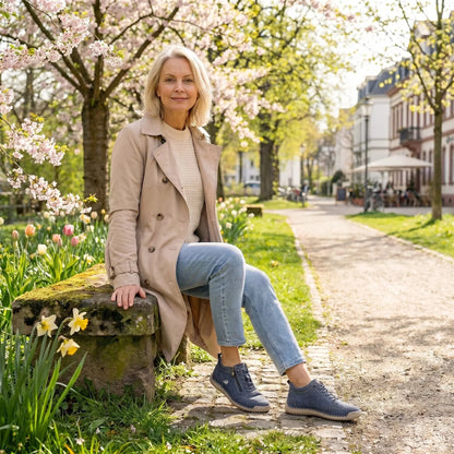 IRIS - Komfortable orthopädische Sneaker mit Reißverschluss