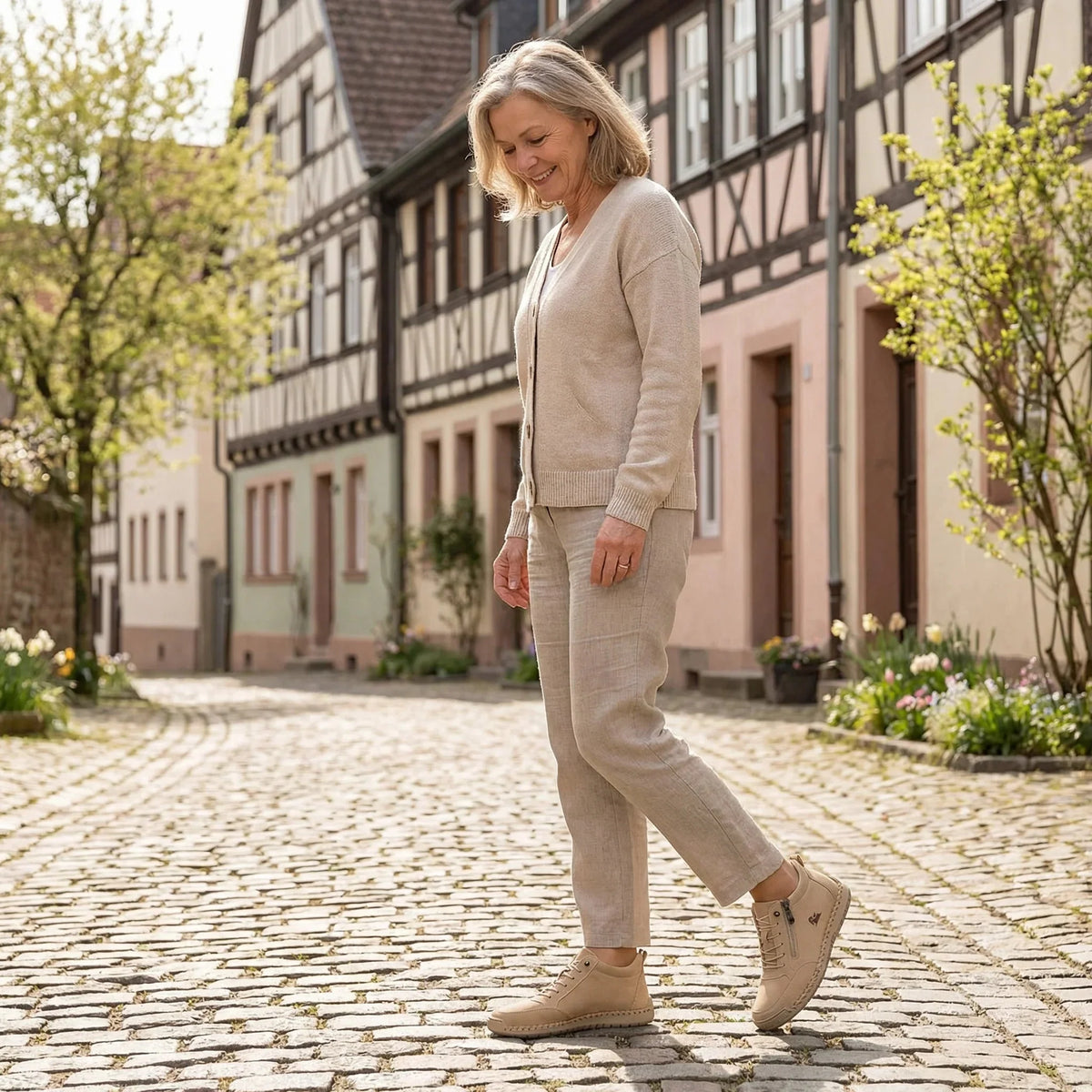IRIS - Komfortable orthopädische Sneaker mit Reißverschluss