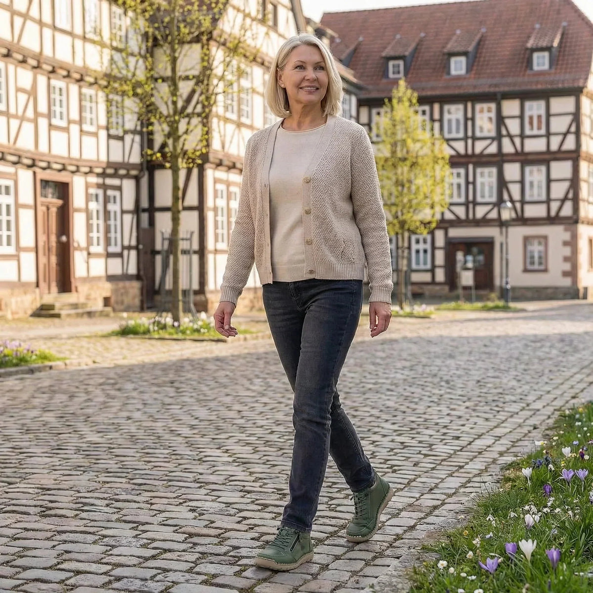 IRIS - Komfortable orthopädische Sneaker mit Reißverschluss
