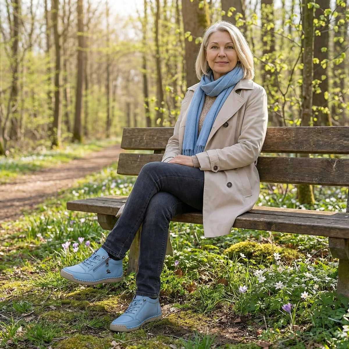 IRIS - Komfortable orthopädische Sneaker mit Reißverschluss
