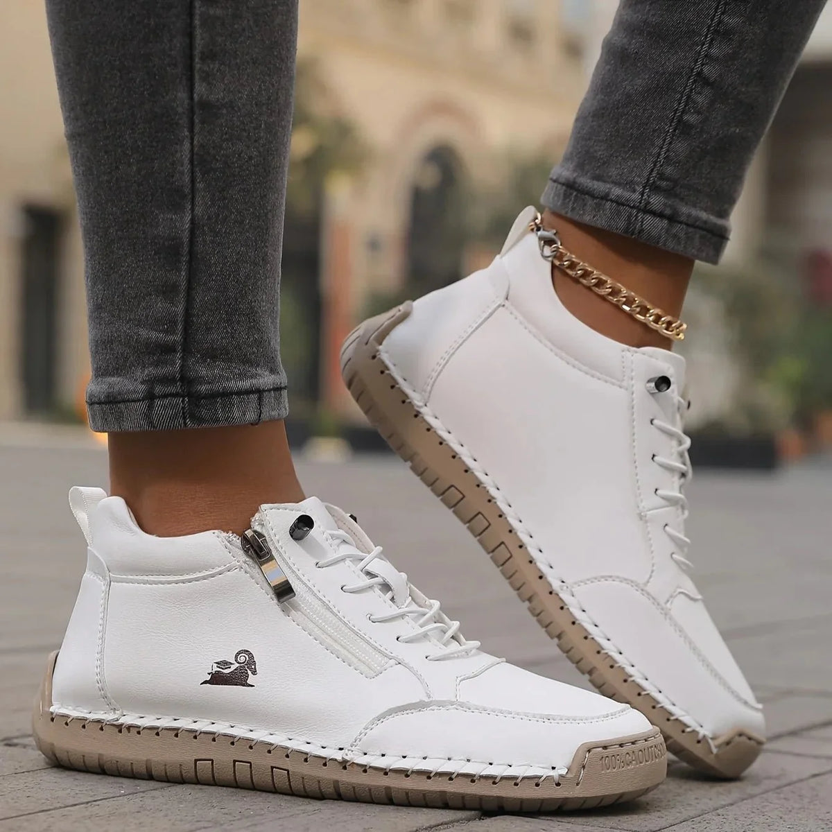 IRIS - Komfortable orthopädische Sneaker mit Reißverschluss - Roma
