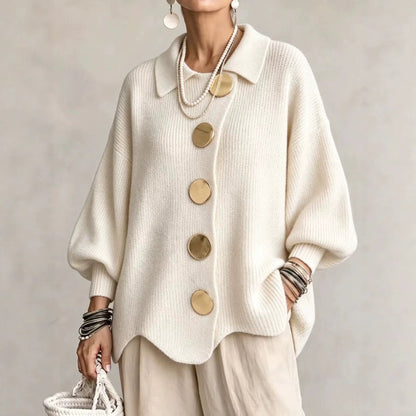 Isadora | Oversized Kragen-Cardigan