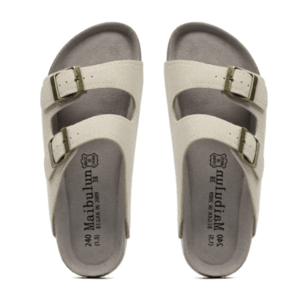 Maibulun Wildleder Sandale - Creme