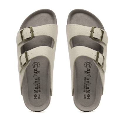 Maibulun Wildleder Sandale - Creme