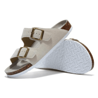 Maibulun Wildleder Sandale - Creme