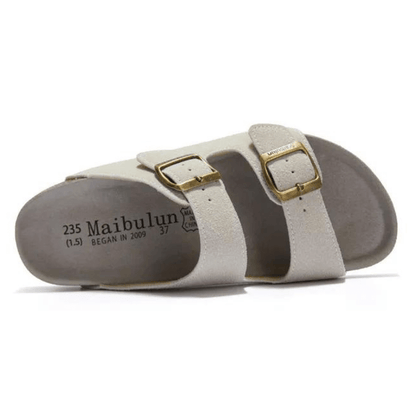 Maibulun Wildleder Sandale - Creme