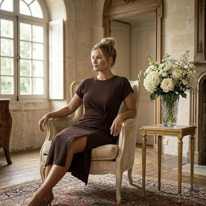 MARGOT | Figurbetontes Knotenkleid