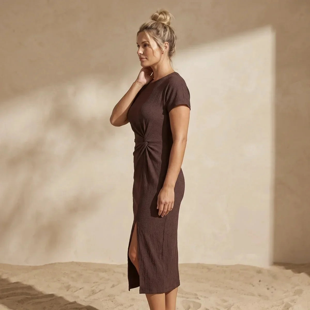 MARGOT | Figurbetontes Knotenkleid