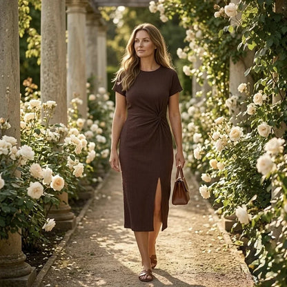 MARGOT | Figurbetontes Knotenkleid
