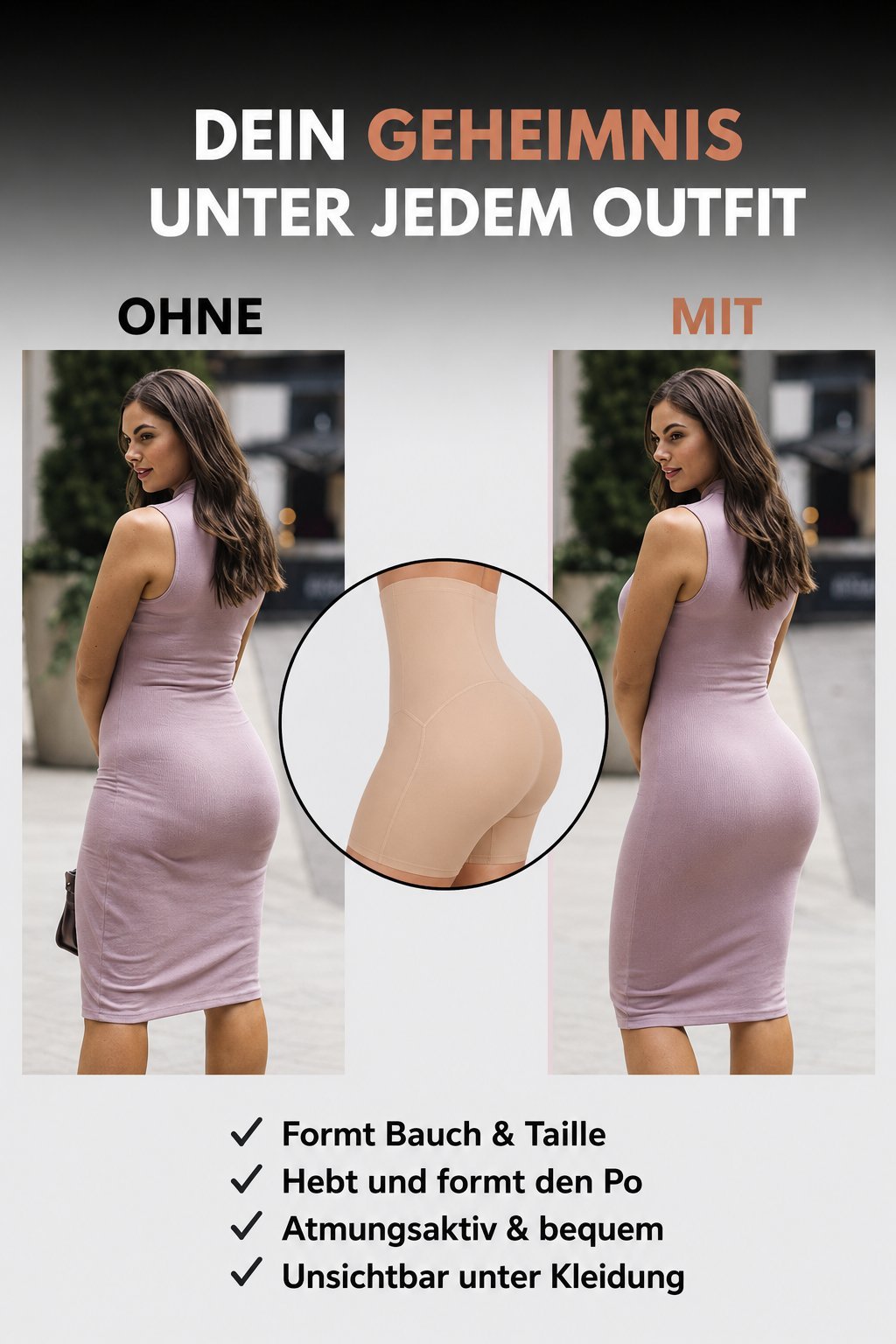 SOLÈNE - Formende Shapewear-Shorts